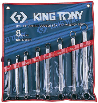 Набор накидных ключей, 6-23 мм, 8 предметов 1708MR King Tony