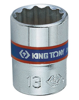 Головка торцевая стандартная двенадцатигранная 1/4", 4 мм 233004M King Tony