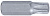 Вставка (бита) торцевая 10 мм, TORX, Т60, L = 36 мм 163660T King Tony