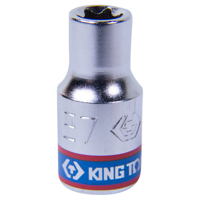 Головка торцевая Е-стандарт ORX  1/4", E7, L = 24 мм 237507M King Tony