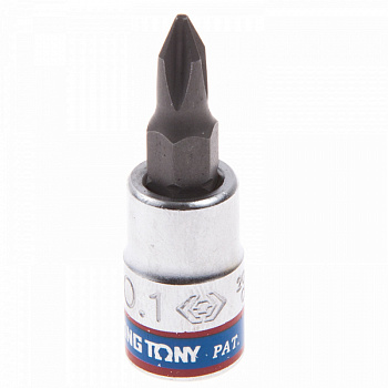 Насадка (бита) торцевая 1/4", Phillips, PH1, L = 37 мм  KING TONY 203101