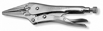 Зажим ручной с фиксацией и удлиненными губками, 225 мм, 0-70 мм Jonnesway 