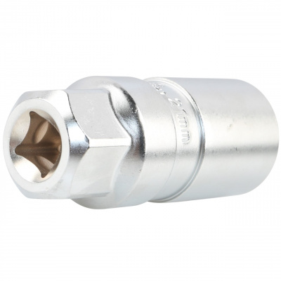 Головка, 3/8", 21 мм, торцевая, 6-гранная, глубокая, свечная Licota