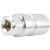 Головка, 3/8", 21 мм, торцевая, 6-гранная, глубокая, свечная Licota
