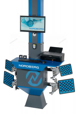 Стенд сход-развал с двумя камерами 3D модель для ям и подъемников NORDBERG C802