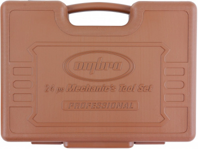 Набор головок торцевых с аксессуарами 1/2"DR, 8-32 мм, 24 предмета Ombra