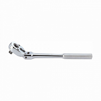 Трещотка 1/2", 300 мм, 32 зубца, флажковая с кнопкой, шарнирная 4781-12F King Tony