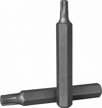 Бита 10 мм, Torx Т-60, 75 мм, S2 материал Jonnesway D175T60
