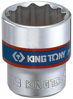 Головка торцевая стандартная двенадцатигранная 3/8", 6 мм 333006M King Tony