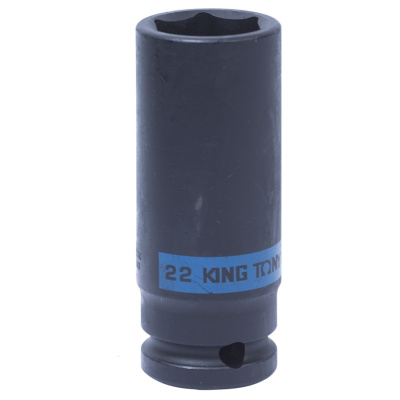 Головка торцевая ударная глубокая шестигранная 1/2", 22 мм 443522M King Tony