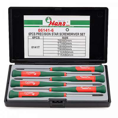 Набор отверток для точной механики TORX Hans