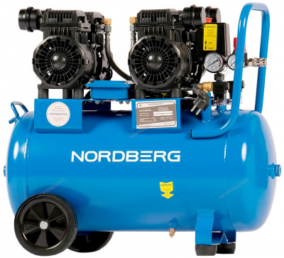 Компрессор безмасляный 220В, ресив. 50л, 440л/мин NCEO50/440  NORDBERG