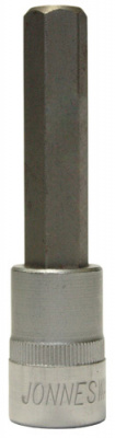 Торцевая головка 1/2 DR с шестигранной вставкой Hex 12 мм, L-100 мм Jonnesway S09H4312