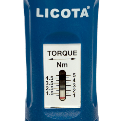 Отвертка динамометрическая 1/4",1-5Nm, набор 20 пр. Licota