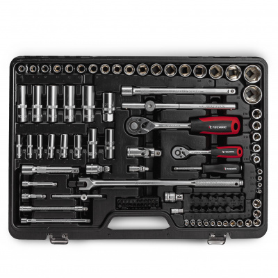 Набор ручных инструментов 143 предмета 1/2", 1/4" TECHNIC RUNTEC