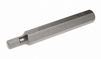 Бита HEX H6х75мм 10мм удлиненная S2 JTC-1357506