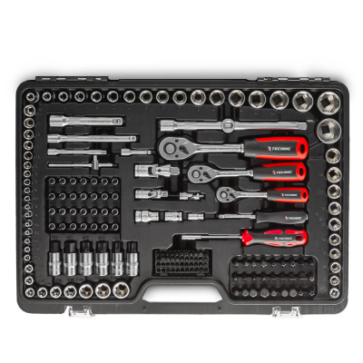 Набор ручных инструментов 1/2", 3/8",1/4" 216 предметов TECHNIC RUNTEC