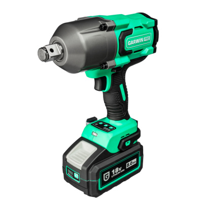 Гайковерт ударный аккумуляторный BL 18В 3/4", 1500 Нм GARWIN PRO