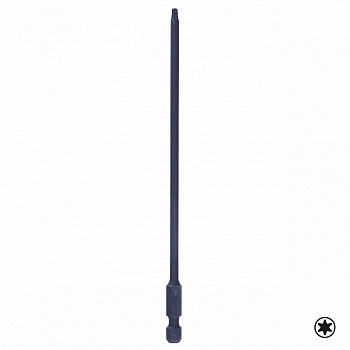 Вставка (бита) торцевая 1/4", TORX, Т8, L = 150 мм, для шуруповерта KING TONY 711508T