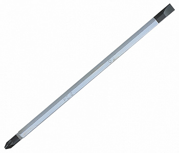 Вставка (бита) для отвертки 91232, Slotted 7 мм / Pozidriv №2 KING TONY 1317702ZN