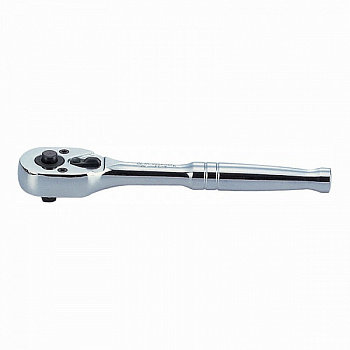 Трещотка 1/4", 140 мм, 24 зубца, флажковая с кнопкой 2761-55P King Tony