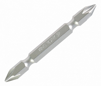 Вставка (бита) торцевая 1/4", Phillips, PH3, L = 45 мм, двухсторонняя, для шуруповерта KING TONY 134503P