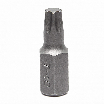 Бита короткая TORX на 10 мм T40, 30 мм HANS