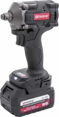 Гайковерт ударный 1/2"DR, 21В, 620 Нм аккумуляторный бесщёточный Thorvik