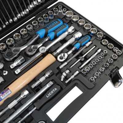 Набор инструмента 1/4", 3/8", 1/2", 131 предмет Licota  