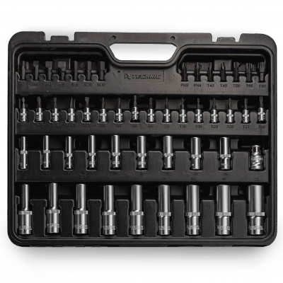 Набор ручных инструментов  1/2", 1/4" 108 предметов TECHNIC RUNTEC 