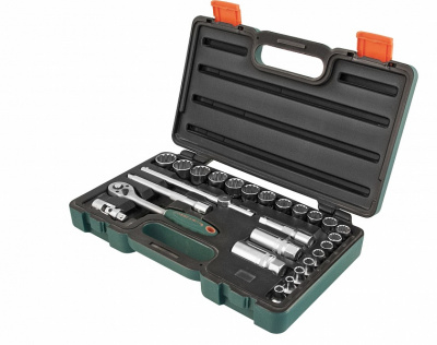 Набор головок торцевых Super Tech 3/8 DR, с аксессуарами, 26 предметов Jonnesway S68H3126S