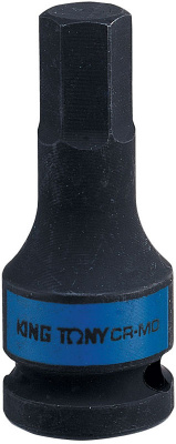 Насадка (бита) ударная торцевая 1/2", HEX, 7 мм, L = 60 мм 405507M King Tony