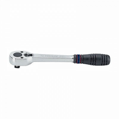 Трещотка 1/2", 250 мм, 32 зубца, флажковая, фиксатор 4779-10GR King Tony