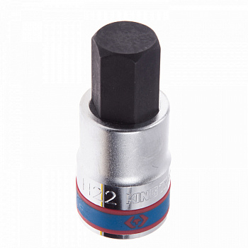 Насадка (бита) торцевая 3/4", HEX, 19 мм, L = 80 мм KING TONY 602519