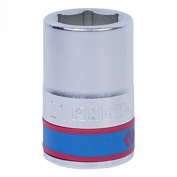 Головка торцевая стандартная шестигранная 3/4", 21 мм 633521M King Tony