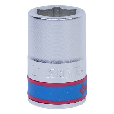 Головка торцевая стандартная шестигранная 3/4", 21 мм 633521M King Tony