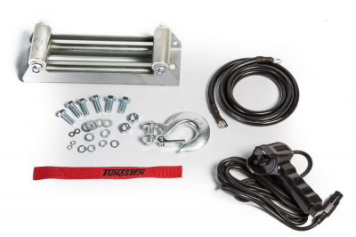 Лебедка для внедорожника Tungsten T9500 тяговое усилие 950Lb/4310 кг, МЕТАЛЛИЧЕСКИЙ трос ORT