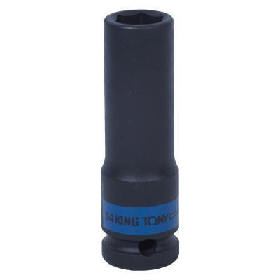 Головка торцевая ударная глубокая шестигранная 1/2", 14 мм 443514M King Tony