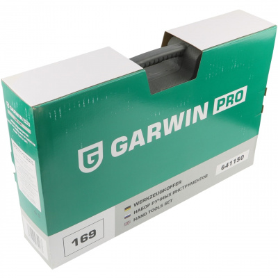 Набор ручных инструментов 1/4" и 1/2" 6 гр. 169 предметов GARWIN PRO 