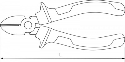 Бокорезы, японский тип, длина 118 мм KING TONY 6217-05