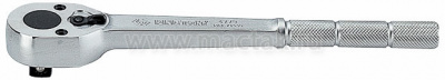 Трещотка 1/2", 250 мм, 32 зубца, флажковая, фиксатор, удлиняемая 4779-10BR King Tony