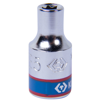 Головка торцевая Е-стандарт TORX 1/4", E4, L = 24 мм 237504M King Tony
