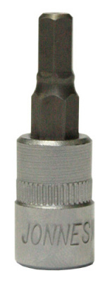 Торцевая головка 1/4 DR с шестигранной вставкой Hex 6 мм, L-37 мм Jonnesway S09H206