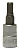 Торцевая головка 1/4 DR с шестигранной вставкой Hex 6 мм, L-37 мм Jonnesway S09H206