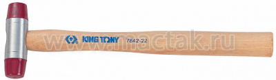 Киянка 35 мм, 305 г, полиуретановые сменные насадки 7842-35 King Tony