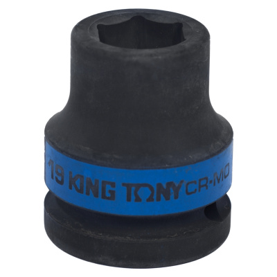 Головка торцевая ударная шестигранная 3/4", 19 мм 653519M King Tony