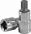 Насадка торцевая Ombra 1/2"DR с вставкой-битой SPLINE, M16