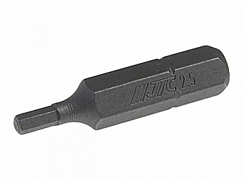 Бита HEX H2.5х30мм 1/4" JTC