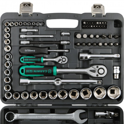 Набор ручных инструментов 1/4" и 1/2" 6 гр. 89 предметов GARWIN