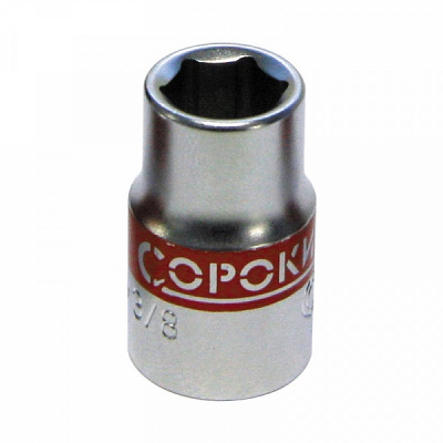 Головка 3/8", 7/16" шестигранная Сорокин